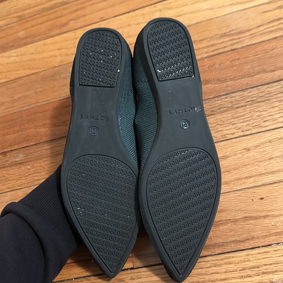 Rothy’s forest green pointed-toe flat size 7.5 - Picture 2 of 7
